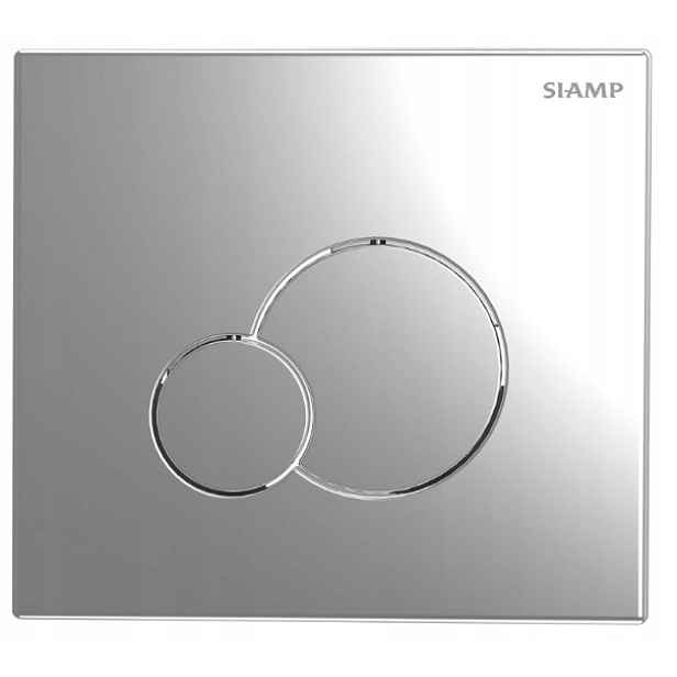 Splachovací tlačítko Globe chrom lesk pro Wc Siamp stříbrné 31184610