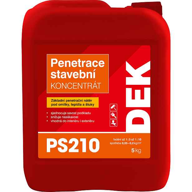 Penetrace stavební koncentrát DEK PS210 5 kg