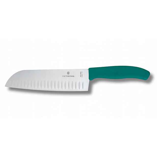 Victorinox nůž santoku 6.8524.17C1B zelený (17 cm)