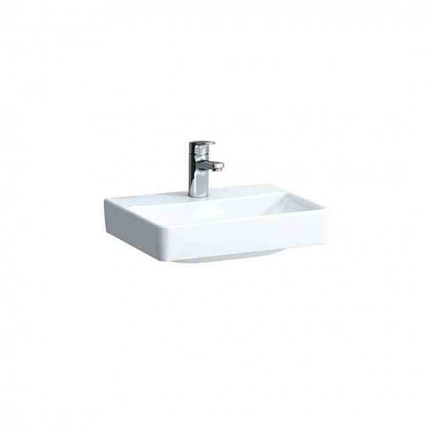 Laufen Pro S - Umývátko, 45x34 cm, 1 otvor pro baterii, bez přepadu, s LCC, bílá H8159614001561