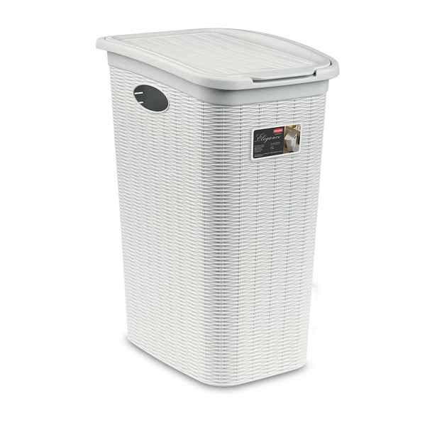 STEFANPLAST Koš na prádlo Elegance 36 l, bílý