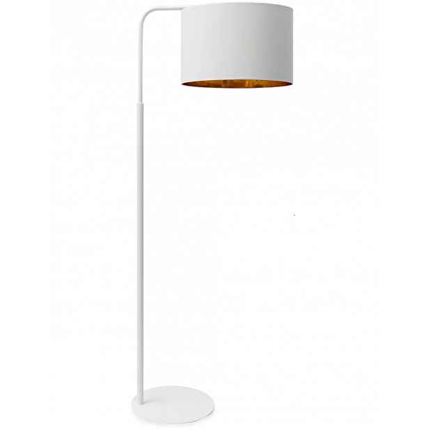 Stojící lampa VESPILLO - bílá / zlatá