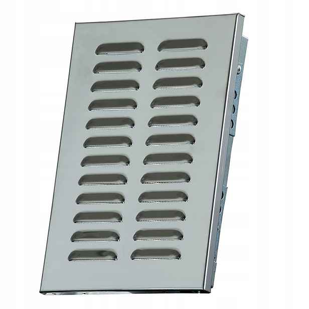 Ventilační mřížka, kovová D/ak 140x210 mm Dospel 007-1821, stříbrná