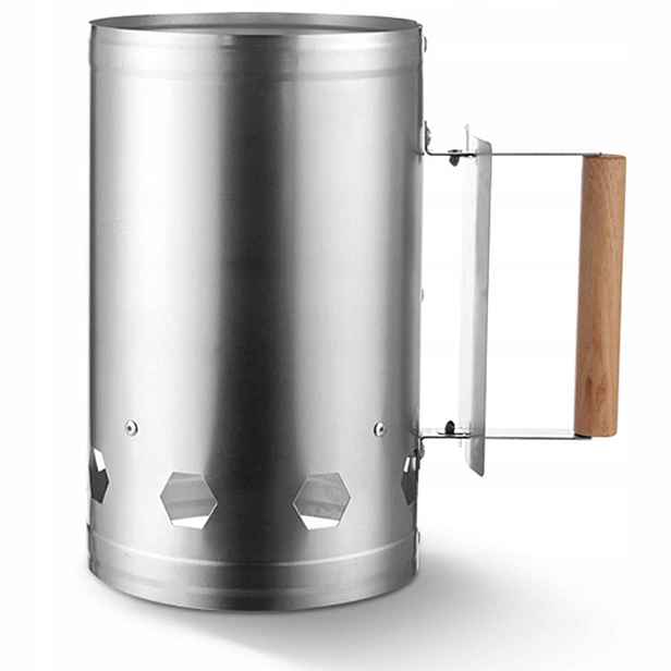 Komín Na Rozpalování Uhlí Briketu Bbq Krbu Grilovací Ohniště 26x17cm Sre25