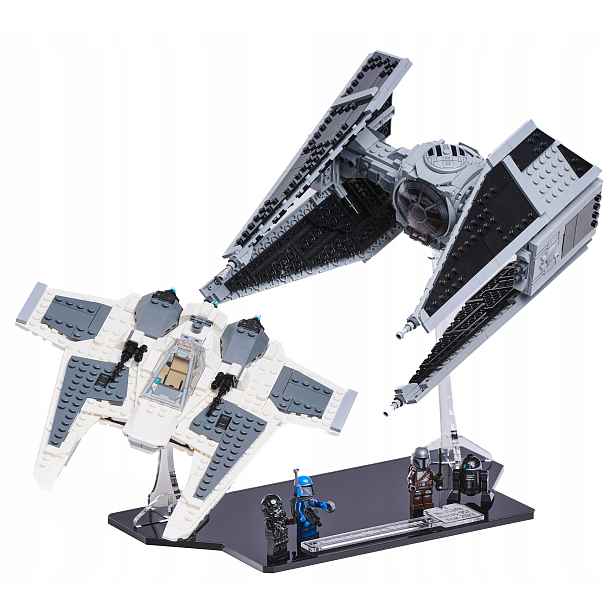 Podstavec Blacked Brick pro Lego 75348 StarWars Fang Fighter Tie Interceptor
