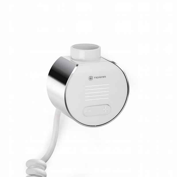 Terma ohřívač Veo Bílý přední/Chromový kryt Wi-fi spirálový kabel zástrčka