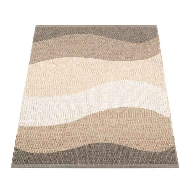 Hnědo-béžový vnitřní a venkovní koberec 70x100 cm Urvi Earth – Pappelina
