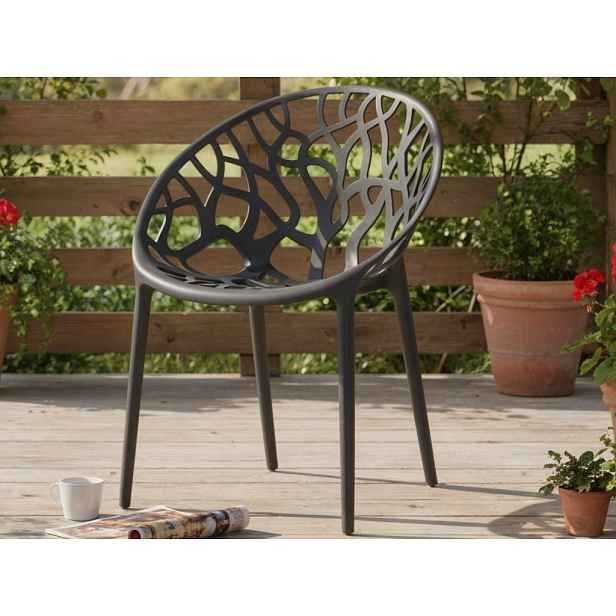 Jídelní židle Puro, antracitová