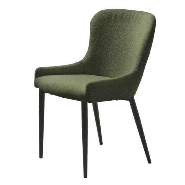 Jídelní židle Unique Furniture ONTARIO zelená polyester 34700003