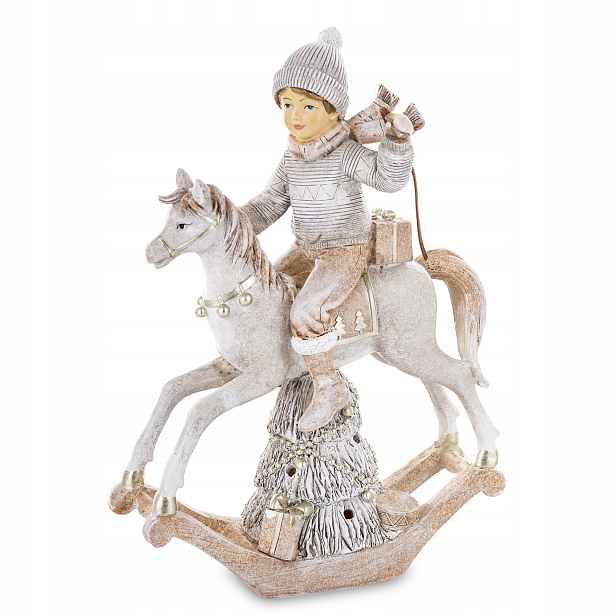 Led vánoční ozdoba plast 26,5x17x7 cm figurka