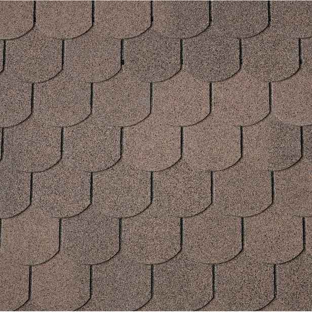 Šindel asfaltový IKO Superglass Biber 07 Podvojná hnědá 3,0 m2