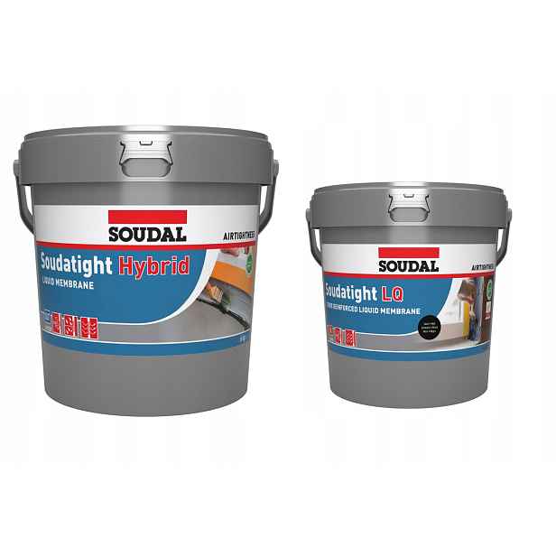 Soudal Soudal Soudatight Lq 4,5 kg Hybridní 6 kg membrána černá/šedá