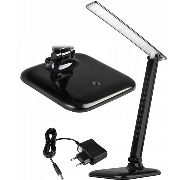 Stolní Kreslicí Led Stolní Lampa 9W Černá, Nastavitelná, Noční