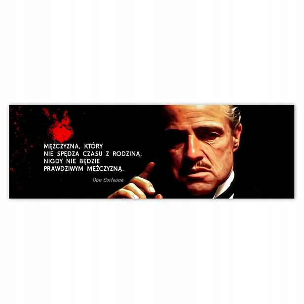 Plakáty 200x66 Don Vito Corleone God Fat