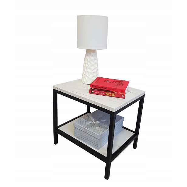 Noční Stolek nakastlík stolek alu loft 45x35 cm
