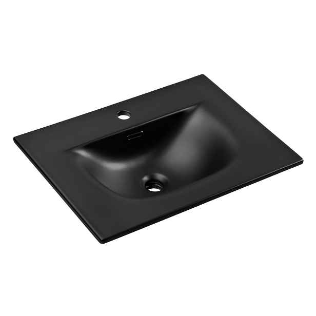 ArtCom Keramické umyvadlo SKY1 60 | černý mat 60 cm