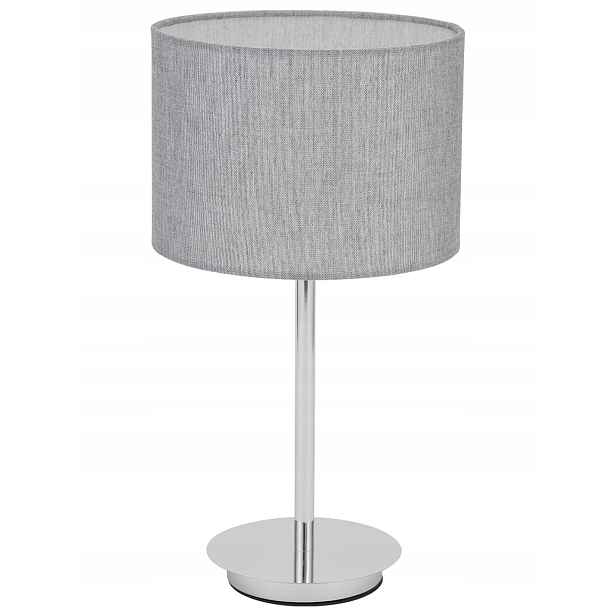 Noční lampa Hotel Mood šedá 1xE27 Elegantní Světlo Do Ložnice