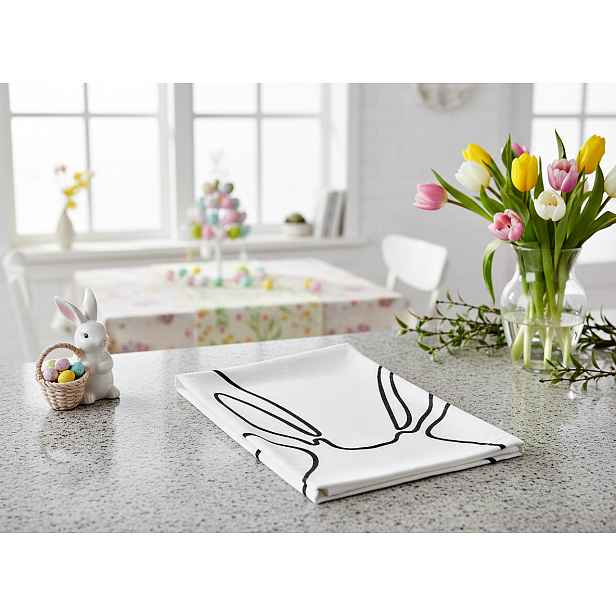Kuchyňská bavlněná utěrka BUNNY RABBIT 40x60 cm 100% bavlna
