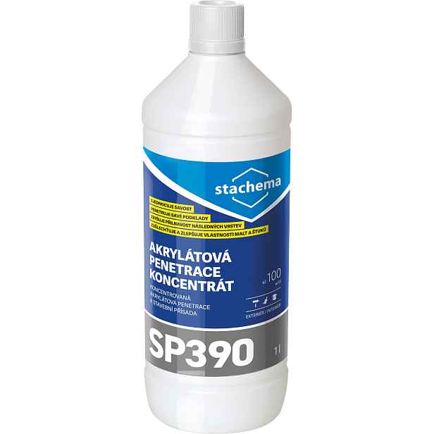 Penetrace koncentrát akrylátový Stachema SP390 mléčně bílý 1 l