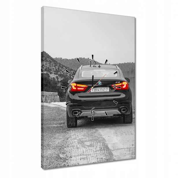 Hodiny 40x60 Bmw černé X6