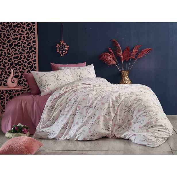 Krepové povlečení DeLuxe 140x200+70x90 Motýlci