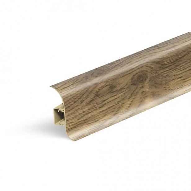 Lišta soklová Naturel dub Argos , PVC délka 250 cm, výška hrany 56 mm, NATNGF0E3