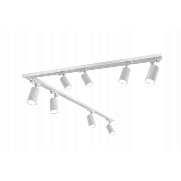 Track sada kolejnicová lišta 4 m, 8× Led svítidlo GU10, bílá