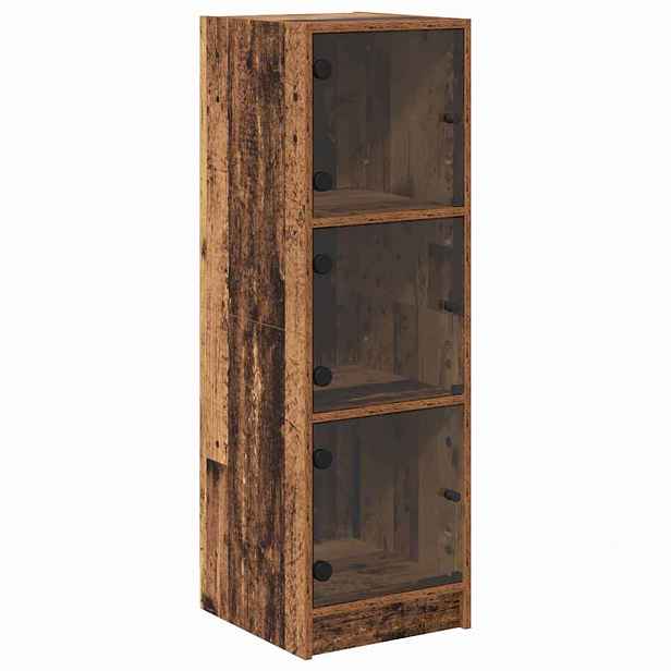 vidaXL Vysoký bufet Staré dřevo 35 x 37 x 109 cm Kompozitní dřevo