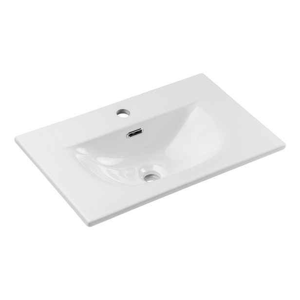ArtCom Keramické umyvadlo SKY3 60 | E-8099-3-60 | bílý lesk 60 cm