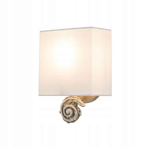 Nástěnné svítidlo Swirl Bílé 1xE27 60W IP20 Flambeau