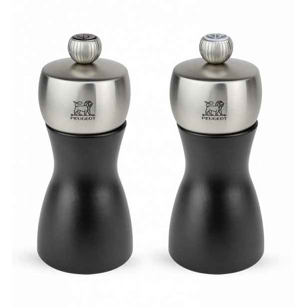 Peugeot Set mlýnků na sůl a pepř Fidji, černý, 12 cm 2/21283