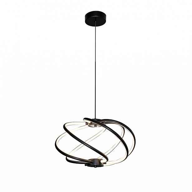Závěsná lampa Kandor černá Led Cct