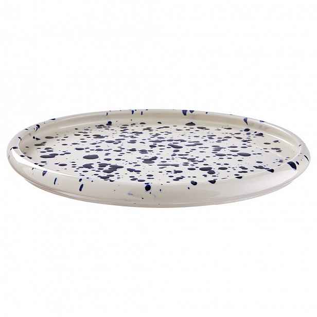 Butlers BOOGY SPLASH Talíř 27 cm - tm. modrá