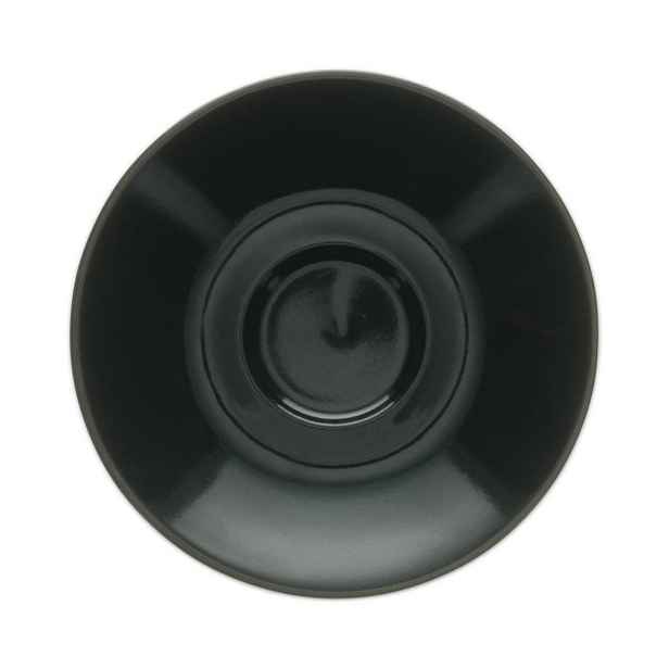 Černý porcelánový podšálek ø 12,5 cm Barista – BonBistro
