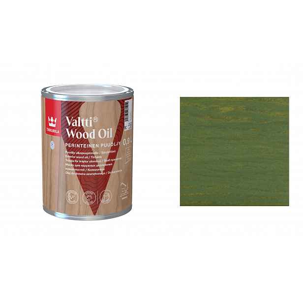 Tikkurila Valtti Wood Oil 0,9 L 5066 Lehti Ochranný Rozpouštědlový Olej