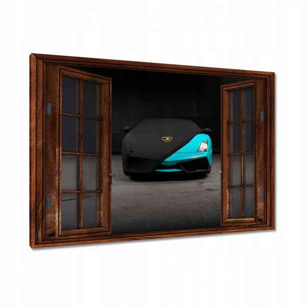 Obrazy 120x80 Tyrkysové sportovní auto