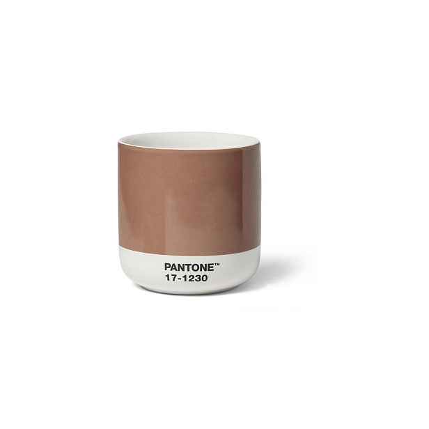 Světle hnědý porcelánový šálek na cappuccino 175 ml Mocha Mousse 17-1230 – Pantone