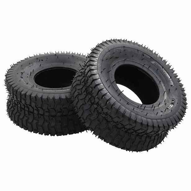 vidaXL 4dílný set plášť a duše pro kolečko 15x6.00-6 4PR guma
