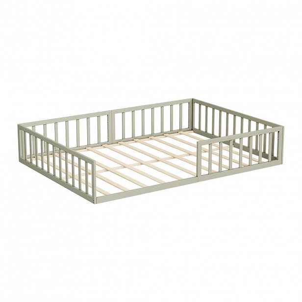 VitaliSpa DĚTSKÁ POSTEL Minno Greige 205 x 145 cm bez matrace