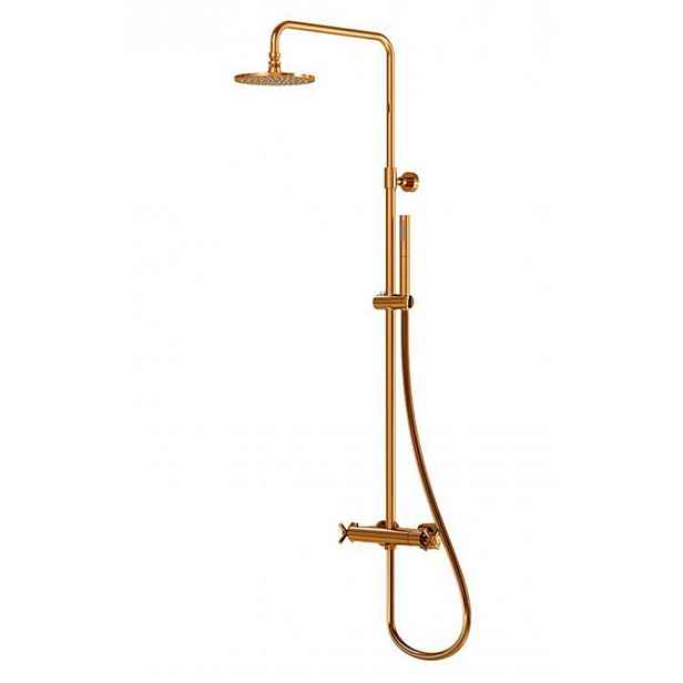 Steinberg 250 - Sprchový set s termostatem, průměr 20 cm, růžové zlato 250 2721 RG