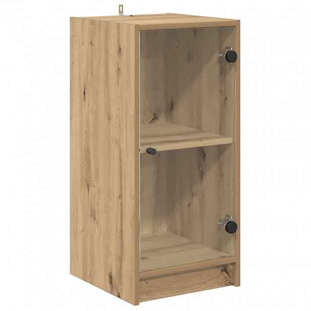 vidaXL Servírovací skříň dub artisan 35 x 37 x 76 cm Kompozitní dřevo
