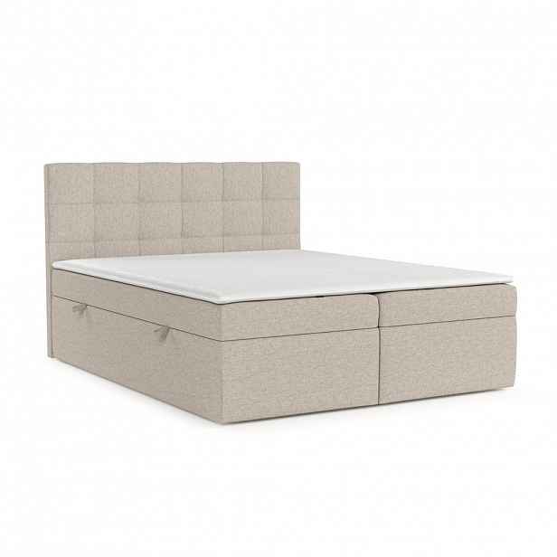 AltaBeds POSTEL BOXSPRING LEAN 180/200 cm Písková