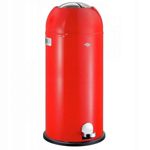 Odpadkový koš červený Kickmaster Maxi 40 l Wesco