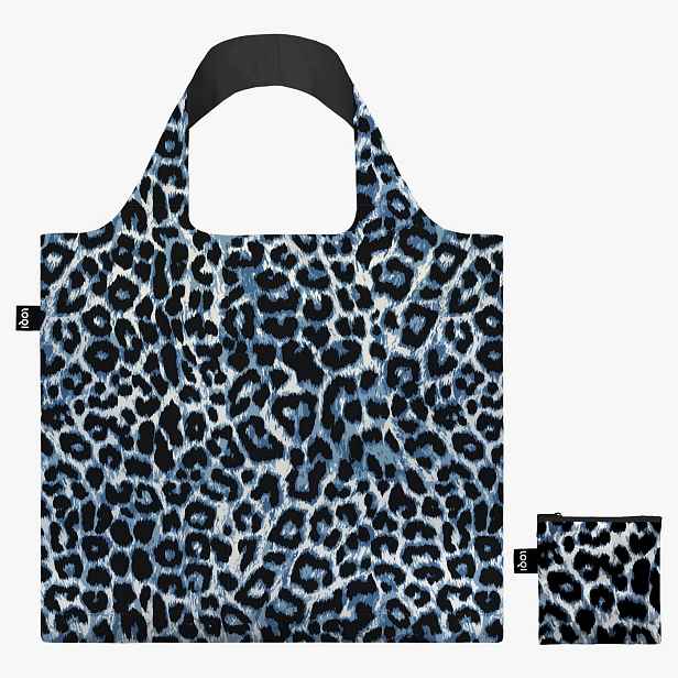 Skládací nákupní taška LOQI LEOPARD Twilight