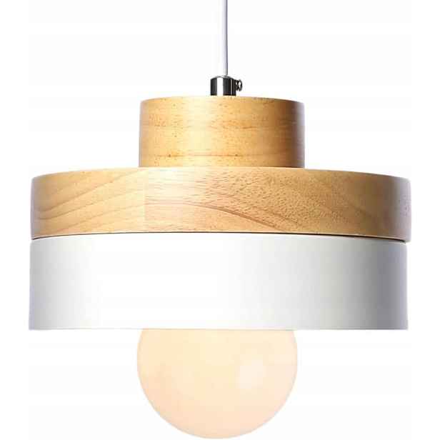 Závěsné Stropní Svítidlo Retro Vintage Boho E27 Dřevo, Moderní Kov