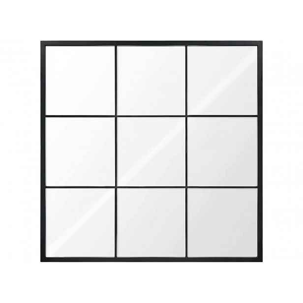 Zrcadlo venkovní 90x90 cm Kovový rám pro Zahradu Terasu čtvercové