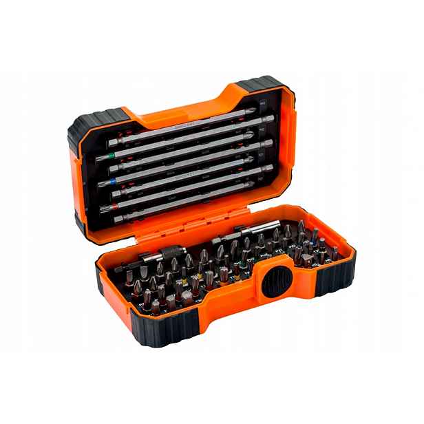 Bit Plochý hrot Torx Ph Pz Hex Robertson Bahco Sada 54 prvků