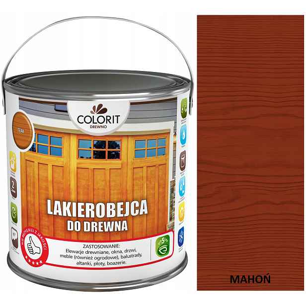 Colorit Lakovač Na Dřevo 2,5 L Mahagon
