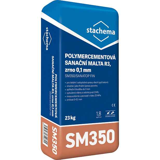 Hmota sanační Stachema SM350 finální 23 kg