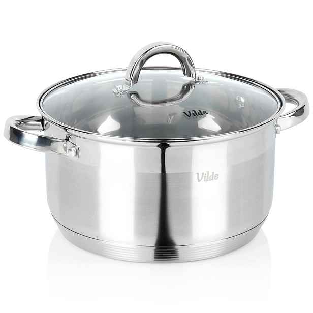 Hrnec se skleněnou poklicí 24 cm 5,8 l na indukci Inoxcellent
